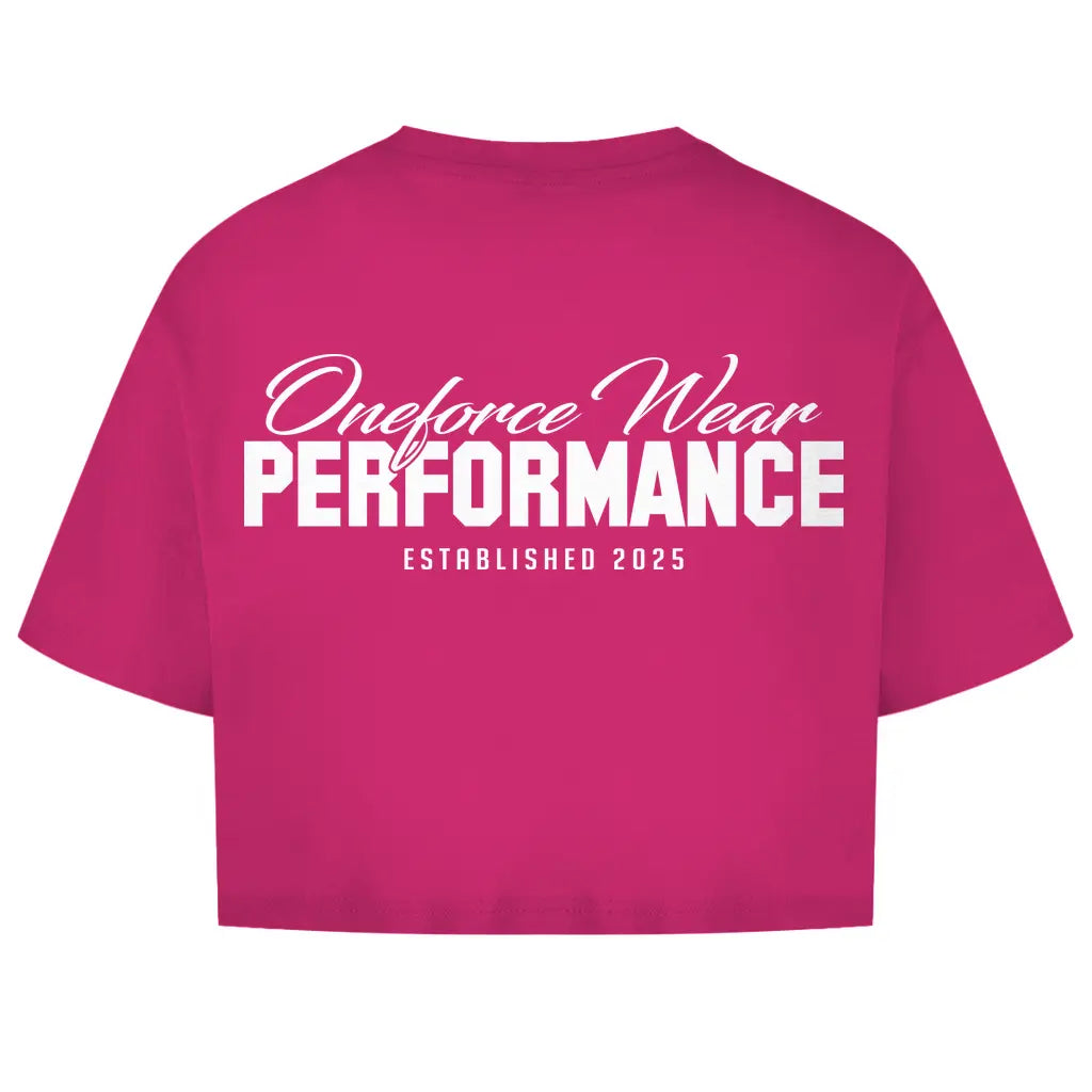 Performance Oversize Crop Top Printegy