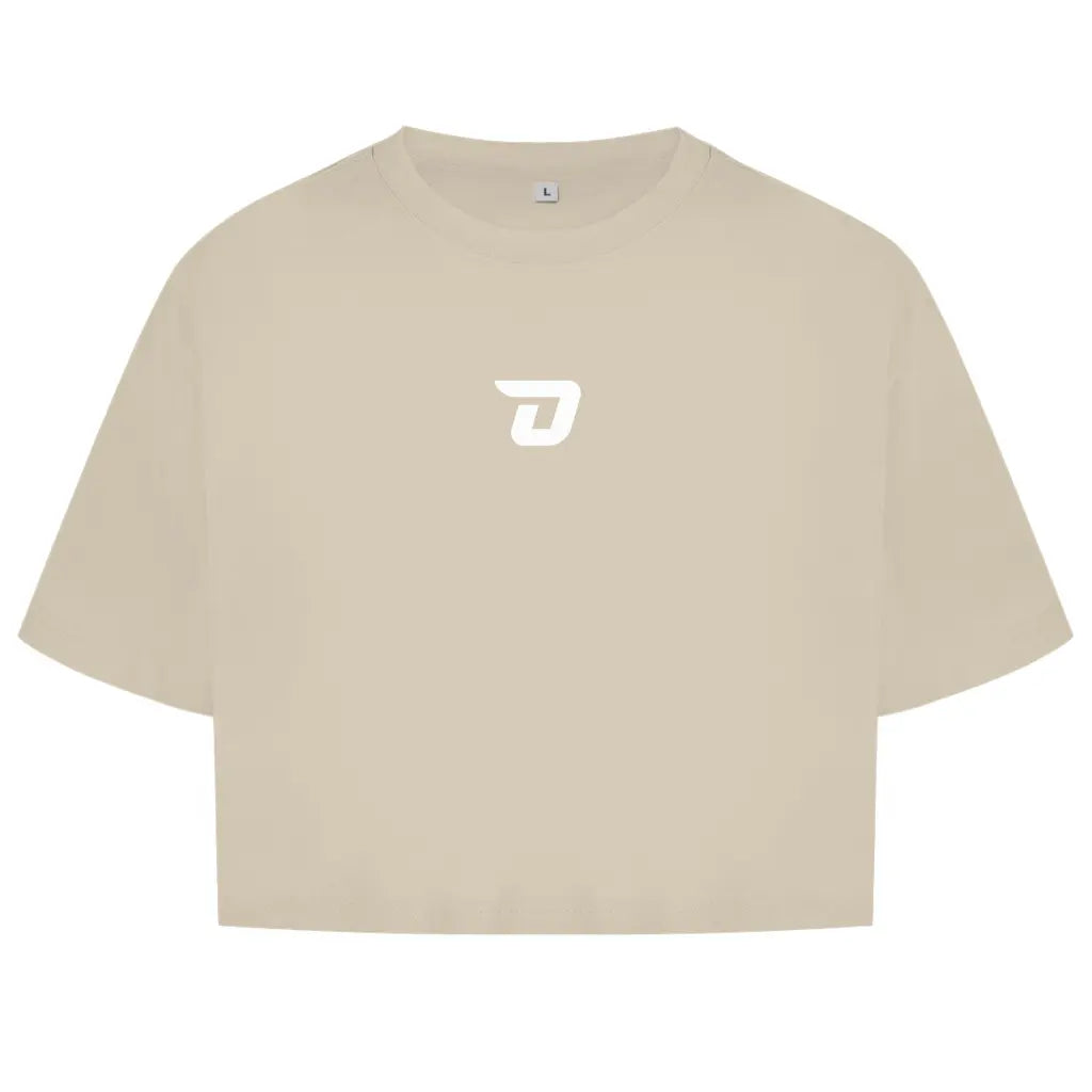 Faith Over Fear Oversize Crop Top Printegy