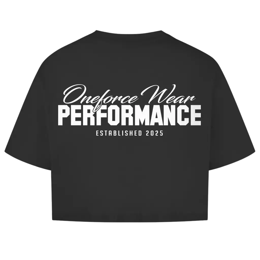 Performance Oversize Crop Top Printegy